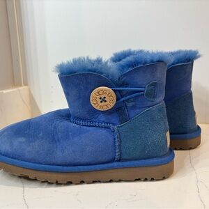 Blue UGG Shearling Boots